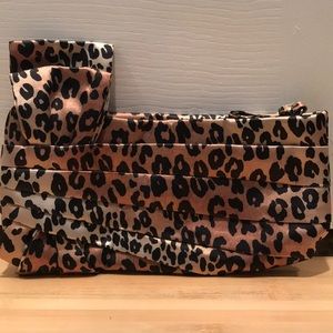 Steve Madden Leopard Print Clutch